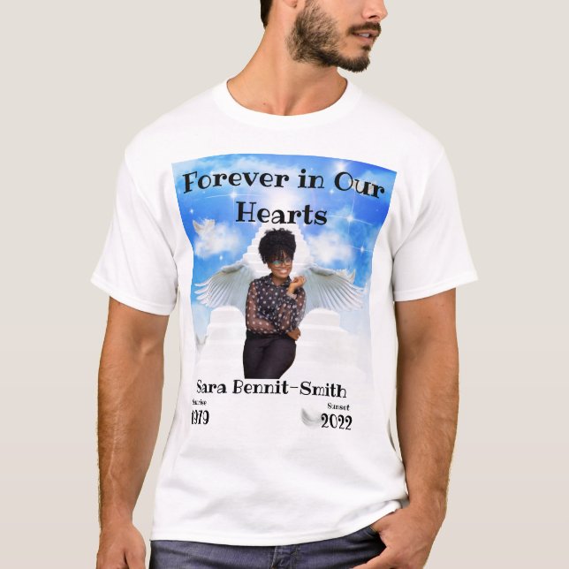 Trappor till Heaven Memorial T Shirt (Framsida)