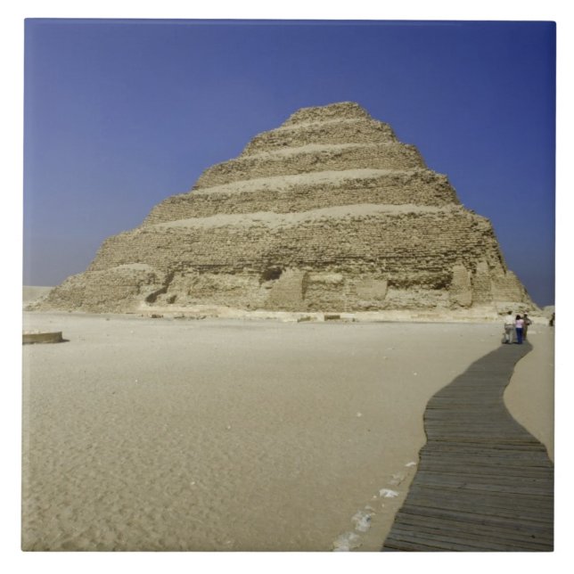Trapppyramid i Saqqara, en av de tidigaste Kakelplatta (Framsidan)