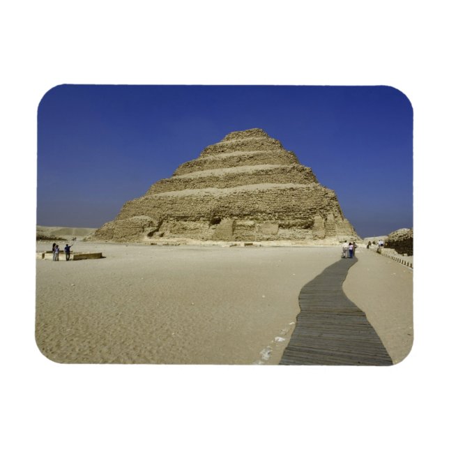 Trapppyramid i Saqqara, en av de tidigaste Magnet (Horisontell)