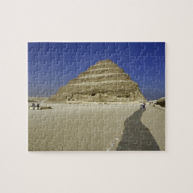 Trapppyramid i Saqqara, en av de tidigaste Pussel (Horisontell)