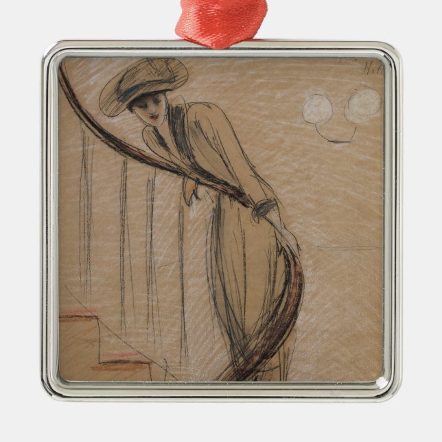 Trappuppgången Julgransprydnad Metall (Framsidan)