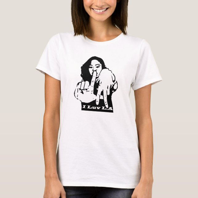 TrapRock mig Luv L.A utslagsplats T-shirt (Framsida)