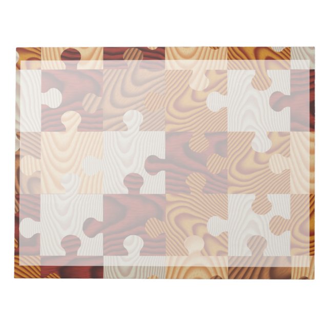 Träpussel Anteckningsblock (Framsida)