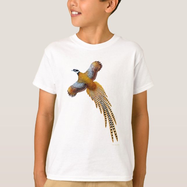 Trär igenom PheasantungeT-tröja T Shirt (Framsida)