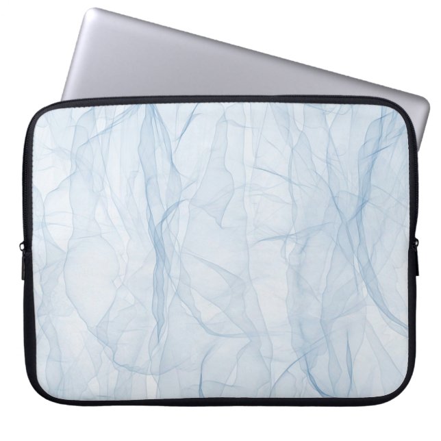 Trasa blå, modern bakgrundskonst laptop fodral (Framsidan)