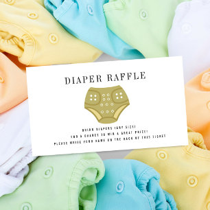 Trasa Daper Neutralt Baby Diaper Raffle-hölje Tilläggskort