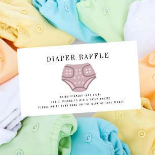 Trasa Diaper Plum Baby Diaper Raffle-förslutningsb Tilläggskort