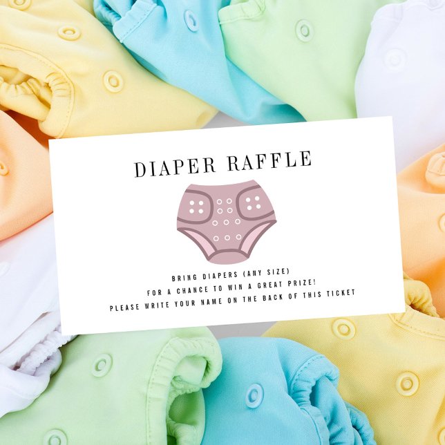 Trasa Diaper Plum Baby Diaper Raffle-förslutningsb Tilläggskort (Skapare uppladdad)