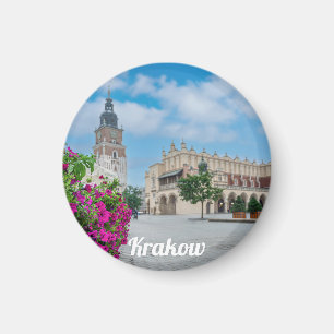 Trasa Hall på huvudtornet i Krakow, Polen Magnet