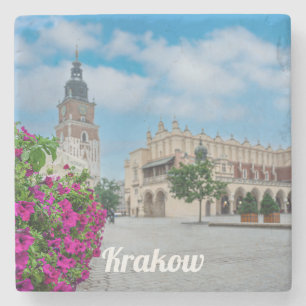Trasa Hall på huvudtornet i Krakow, Polen Stenunderlägg