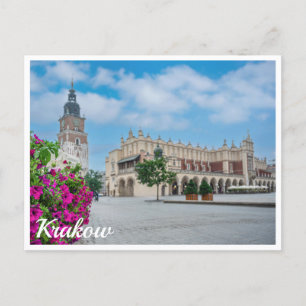 Trasa Hall på huvudtornet i Krakow, Polen Vykort