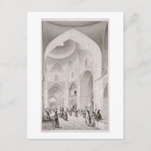 Trasa-marknaden i Isfahan från "Voyage Pittoresque Vykort