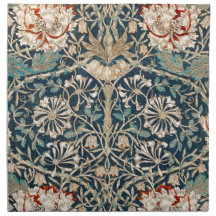 TRASA NAPKIN: WILLIAM MORRIS: HONEYSUCKLE