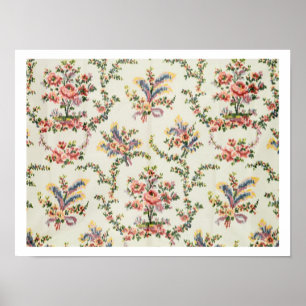 Trasa vävd för drottning Marie Antoinette på Pala Poster