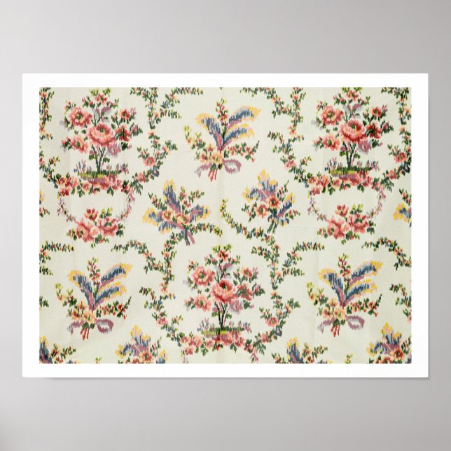 Trasa vävd för drottning Marie Antoinette på Pala Poster (Framsidan)