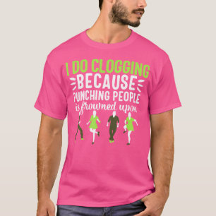 Träsabottdans Kvinnor Folkdans Träsabottdans Rolig T Shirt
