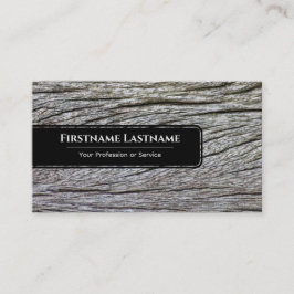 Träsäd av svart elegant av stil visitkort