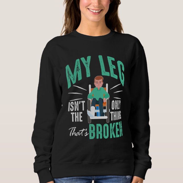 Trasade ben My Leg Isn't The Only Thing That's Br T Shirt (Framsida)