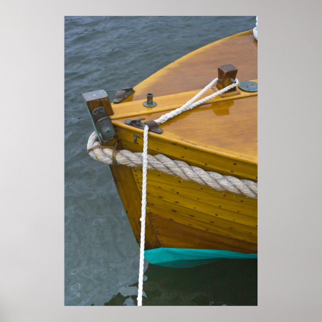 Träsegelbåt i Vatten Poster (Framsidan)