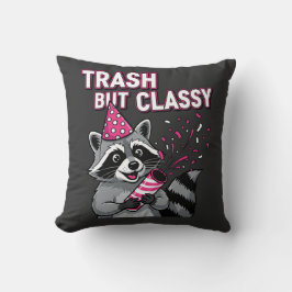Trash But Classy – Party Raccoon Holiday Edition Kudde