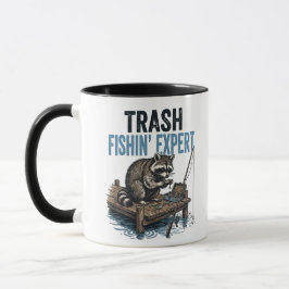 Trash Fishin' Expert Raccoon Mugg