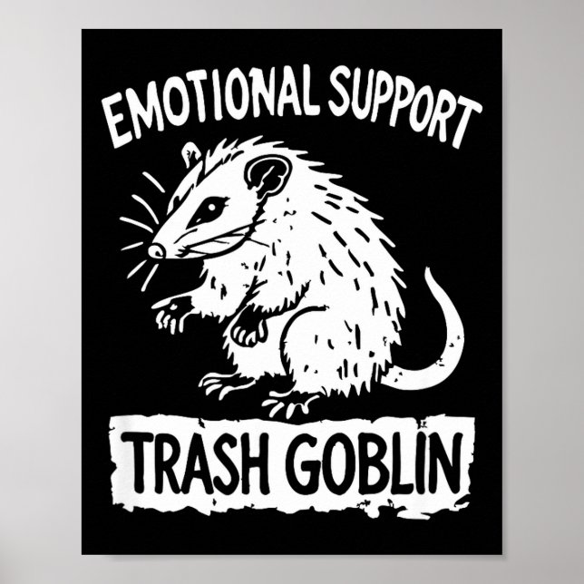 Trash Goblin Ssum Emotional Suprt Funny Meme  Poster (Framsidan)