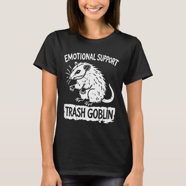 Trash Goblin Ssum Emotional Suprt Funny Meme  T Shirt (Framsida)