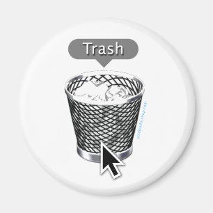Trash. Magnet