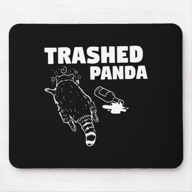Trash Panda Drunk Racoon Funny Racoon Animal Lover Musmatta (Framsidan)