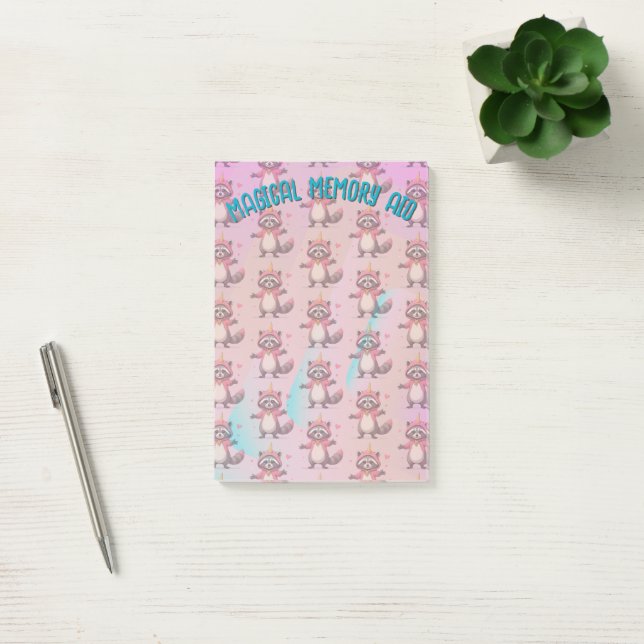 Trash Panda notes - Klebezettel - small Post-it Block (Kontor)