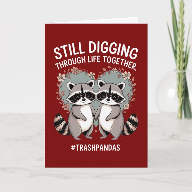 Trash Pandas Digging Through Life Together  Kort (Framsida)