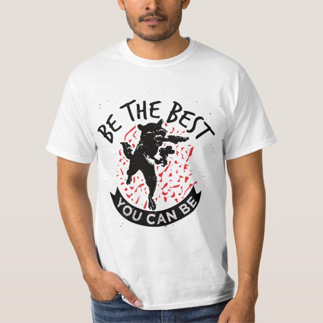 Trash Raccoon - Eat Garbage - Funny Workout T Shirt (Framsida)