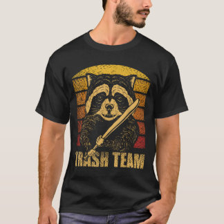 Trash Team Pandas Raccoon Animal Garbage Gang T Shirt