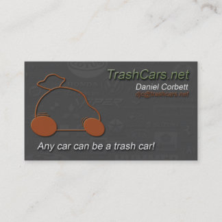 TrashCars.net visitkortar Visitkort