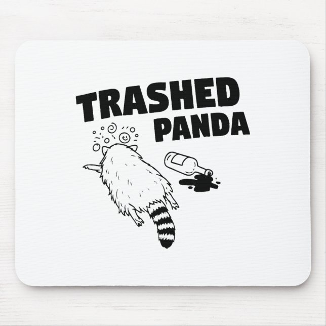 Trashed Panda, Funny Drunk Raccoon, Funny Trash Pa Musmatta (Framsidan)