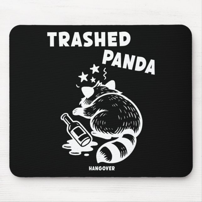 Trashed Panda Hangover Social Media Crazy Drunk Ra Musmatta (Framsidan)