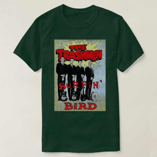 Trashmen Surfin Bird T Shirt (Design framsida)