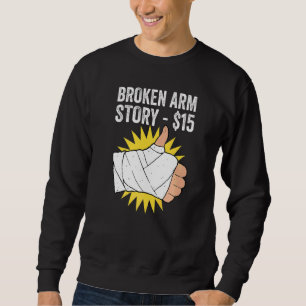 Trasig armé-historia lång ärmad tröja