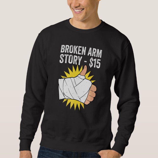 Trasig armé-historia   lång ärmad tröja (Framsida)