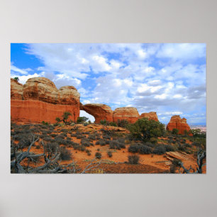 Trasig Båge, Arches National Park Poster