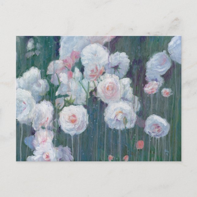 Trasig blomma postkort vykort (Framsida)