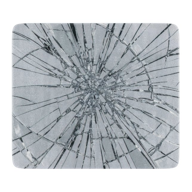 Trasig Glas Yta (stil 1) Oljemålning (Framsidan)