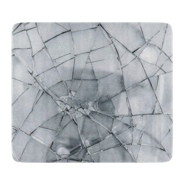 Trasig Glas Yta (stil 3) Oljemålning (Framsidan)