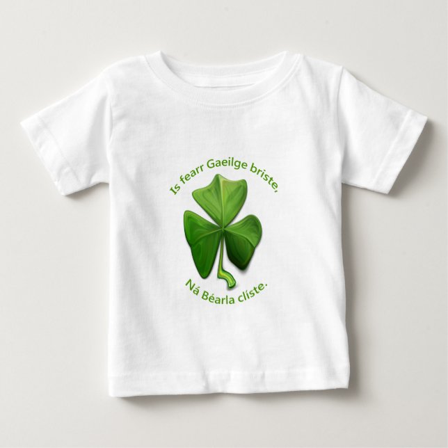 Trasig iriska är bättre än smart engelska. t-shirt (Framsida)