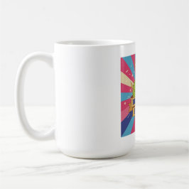 Trasig Men Utbildad Motiverande Konst Kaffemugg