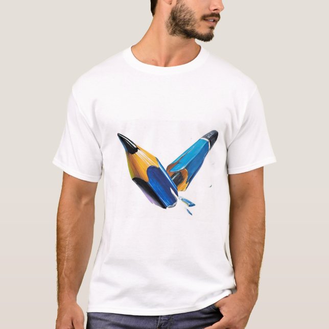 trasig penna t shirt (Framsida)