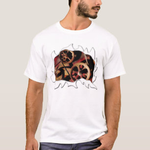 Trasig skjorta remskivor Rolig humor T-shirt