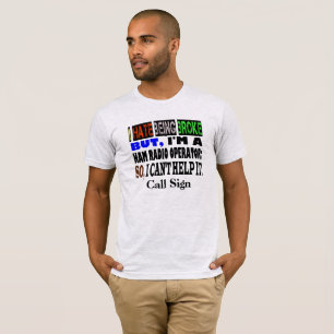 Trasig T-shirt för radioamatör