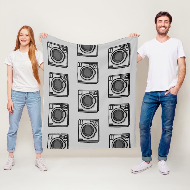 Trasig Tvättmaskin Fleecefilt (På plats)