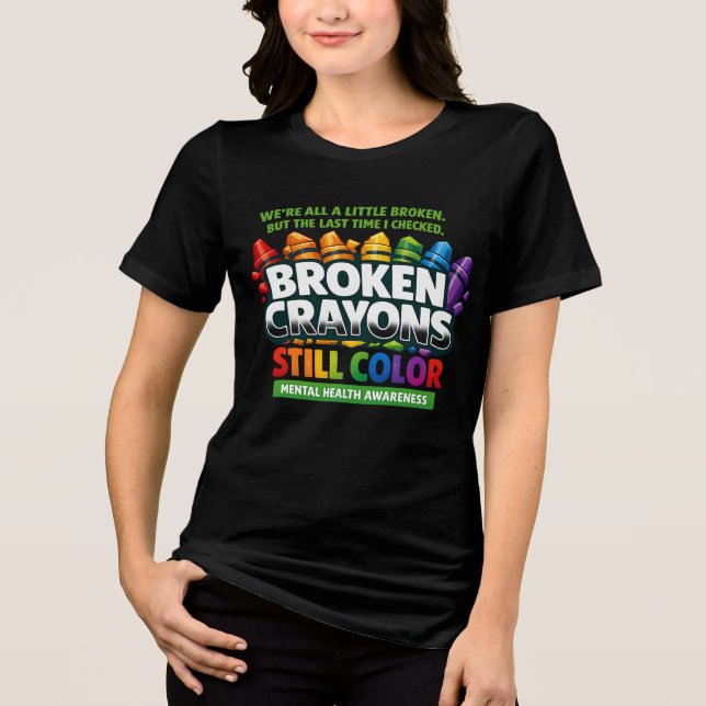 Trasiga kritor t shirt (Framsida)